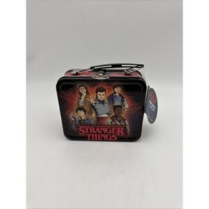 Stranger Things Mini Metal 5" Tin Lunchbox Collectible Empty